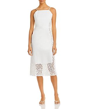 Rebecca Taylor Agnes Lace Midi Dress