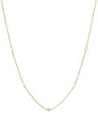 Zoe Chicco 14k Yellow Gold Itty Bitty Round Disc Necklace With Diamonds, 18
