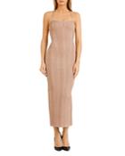 Herve Leger Sweetheart Bodice Knit Gown