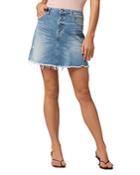 Joe's Jeans The Honor Button Fly Jean Skirt In Lets Boogie