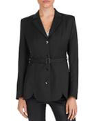 The Kooples Belted Four-button Wool-stretch Blazer