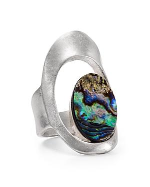 Robert Lee Morris Soho Abalone Cutout Ring