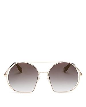 Marc Jacobs Women's Mirrored Brow Bar Round Sunglasses, 58mm