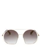 Marc Jacobs Women's Mirrored Brow Bar Round Sunglasses, 58mm