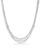 David Yurman Eight-row Chain Necklace With Diamonds