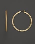 Roberto Coin 18k Yellow Gold Round Hoop Earrings