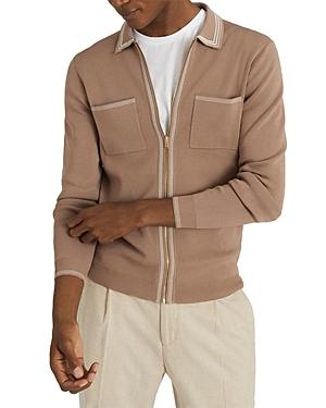 Reiss Sanders Zip Cardigan Jacket