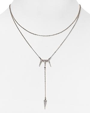 Rebecca Minkoff Triangle Drop Necklace, 16