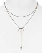 Rebecca Minkoff Triangle Drop Necklace, 16