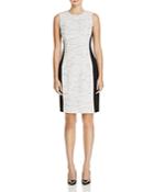 Calvin Klein Tweed Jacquard Sheath Dress