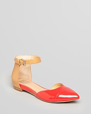 Dolce Vita Pointed Toe Flats - Gav Ankle Strap