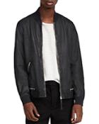 Allsaints Madden Leather Bomber Jacket
