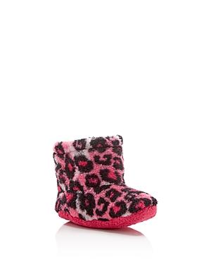 Capelli Girls' Animal Print Slipper Booties - Walker, Toddler - Compare At $12