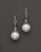 Lagos Sterling Silver Luna Freshwater Cultured Pearl Drop Earrings