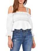 1.state Topstitched Off-the-shoulder Top