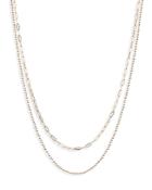 Luv Aj Double Chain Layered Necklace, 16-18