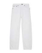 The Kooples High Rise Straight Leg Jeans In White