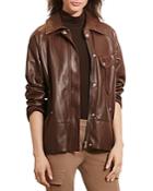 Lauren Ralph Lauren Leather Flight Jacket