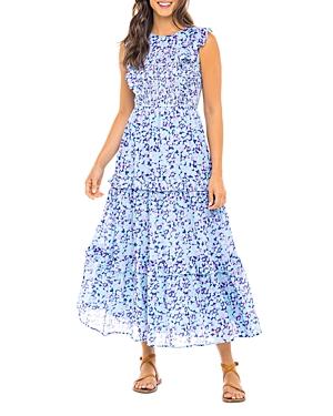 Banjanan Iris Printed Smocked Dress