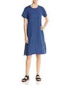 Eileen Fisher Linen-blend Shift Dress