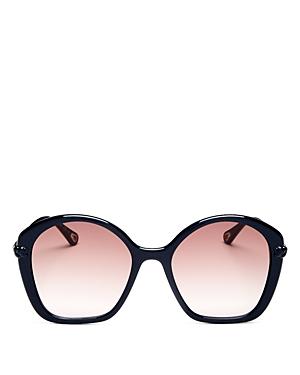 Chloe Women's Square Sunglasses, 55mm