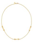 Bloomingdale's Bamboo Station Necklace In 14k Yellow Gold, 18 - 100% Exclusive
