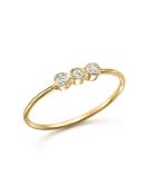 Zoe Chicco 14k Yellow Gold And Diamond Bezel-set Ring