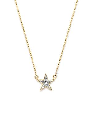 Adina Reyter 14k Yellow Gold Pave Diamond Star Necklace, 15