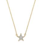 Adina Reyter 14k Yellow Gold Pave Diamond Star Necklace, 15