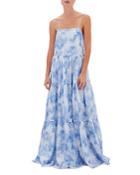 Jonathan Simkhai Clarissa Tie Dyed Cotton Cover-up Maxi Dress