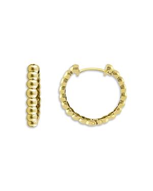Meira T 14k Yellow Gold Beaded Hoop Earrings