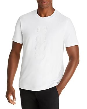 Boss Regular Fit Tonal Embossed Logo Tee
