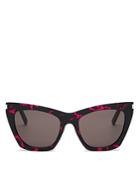 Saint Laurent Women's Kate Square Sunglasses, 55mm