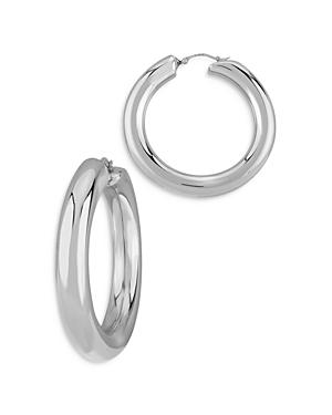 Bloomingdale's Doughnut Hoop Earrings In Sterling Silver - 100% Exclusive