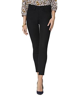 Nydj Ami Higher Rise Skinny Jeans In Black