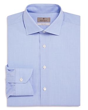 Canali Impeccable Solid Regular Fit Dress Shirt - 100% Exclusive