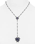 Rebecca Minkoff Beaded Chain Star Y Necklace, 16
