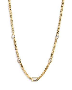 Nadri Coco Cubic Zirconia Choker Necklace, 14-17