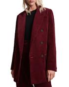 Allsaints Adlai Corduroy Double Breasted Blazer