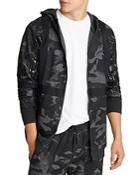 Karl Lagerfeld Paris Camouflage Track Jacket