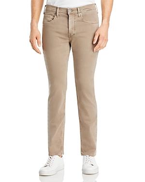 Paige Lennox Slim Fit Jeans In Vintage Beige Ash