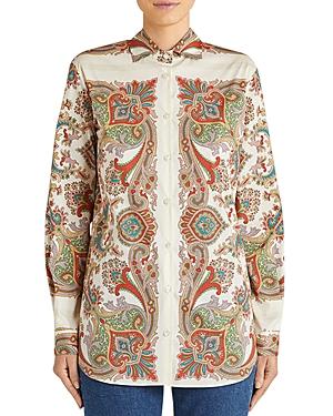 Etro Paisley Scroll Print Shirt