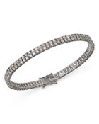 Bloomingdale's Diamond Double Row Tennis Bracelet In 14k White Gold, 5.0 Ct. T.w. - 100% Exclusive