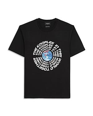 The Kooples Earth Logo Tee