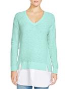 Two By Vince Camuto Layered-look Sweater