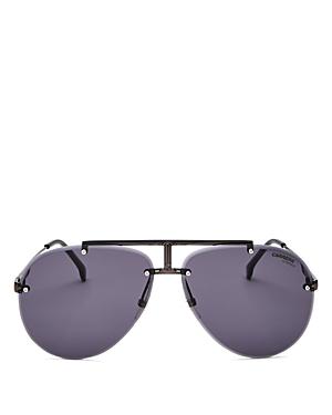 Carrera Men's Polarized Brow Bar Aviator Sunglasses, 62mm