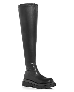 Jeffery Campbell Women's Tanked Platform Over The Knee Boots