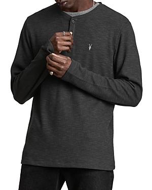 Allsaints Drucker Waffle Knit Henley