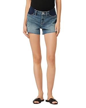 Hudson Gemma Mid Rise Maternity Denim Shorts In Seasons