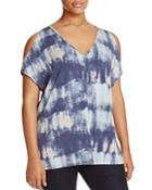 Tart Collections Plus Rocky Tie Dye Cold Shoulder Tee